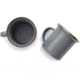 Barebones Enamel Espresso Cup - Set of 2, Slate Gray, 4oz, CKW-375