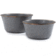 Barebones Enamel Mixing Bowl Set, Slate Gray, CKW-378