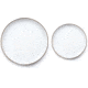 Barebones Enamel Salad Plate - Set of 2, Eggshell, 8in, CKW-392