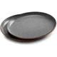 Barebones Enamel Salad Plate - Set of 2, Slate Gray, 8in, CKW-374