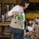 Barebones Neelum Market Tote Bag, Khaki, STC-718