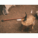 Barebones Pulaski Axe, 1055 Carbon Steel 1/3in Blade, Wood Handle, HMS-2101