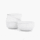 Barebones Rolled Enamelware Side Bowl Set, CKW-1051