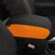 Bartact 2019 plus JT Gladiator Padded Center Console Cover, Orange/Black, JTIA2019CCNB