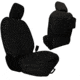 Bartact Front Seat Covers for a 2019 plus Jeep Gladiator, Black/Black, JTTC2019FPBB