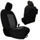 Bartact Front Seat Covers for a 2019 plus Jeep Gladiator, Black/Graphite, JTTC2019FPBG