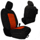 Bartact Front Seat Covers for a 2019 plus Jeep Gladiator, Black/Orange, JTTC2019FPBN
