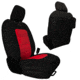 Bartact Front Seat Covers for a 2019 plus Jeep Gladiator, Black/Red, JTTC2019FPBR