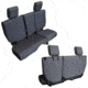 Bartact Jeep JK Seat Cover Rear Split Bench 4 Door Baseline Performance 2007 Wrangler JKU, Graphite, JKBC2007R4G