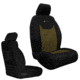 Bartact Jeep Seat Covers Front 13-18 Wrangler JK/JKU Tactical Series SRS Air Bag And Non Compliant, Black/Coyote, JKTC2013FPBC