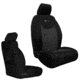 Bartact Jeep Seat Covers Front 13-18 Wrangler JK/JKU Tactical Series SRS Air Bag And Non Compliant, Black/Graphite, JKTC2013FPBG