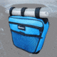Bartact Jeep Wrangler Dash Bag Passenger f/ Grab Handle, Dash Bag Fabric, Blue, XXDHBFU