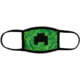 Bartact Kids Reversible 2 Ply Polyester Reusable Washable Face Mask Cover w/ Filter Slot, Small, Minecraft Creeper, FMMNCRFT