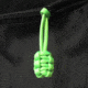 Bartact Paracord Zipper Pull w/ Key Ring, Set of 5, Gecko Neon Green, XXPZ5L