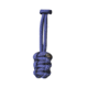 Bartact Paracord Zipper Pull w/ Key Ring, Set of 5, Navy Blue, XXPZ5T