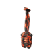 Bartact Paracord Zipper Pull w/ Key Ring, Set of 5, Orange Camo, XXPZ5J