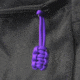 Bartact Paracord Zipper Pull w/ Key Ring, Set of 5, Purple, XXPZ5V