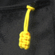 Bartact Paracord Zipper Pull w/ Key Ring, Set of 5, Yellow, XXPZ5Y