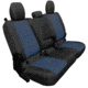 Bartact Rear 4 Door Seat Covers f/ 2019 plus Jeep Gladiator, w/Fold Arm Rest, Black/Navy, JTSC2019RFBT