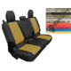 Bartact Rear 4 Door Seat Covers f/ 2019 plus Jeep Gladiator w/o Arm Rest, Black/ACU, JTSC2019R4BA