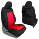 Bartact Toyota Tacoma Seat Covers 2009-2015 Tacoma Front, Tactical Series, Pair, Black/Red, TTAC0915FPBR