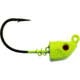 Bass Assassin 2/0 Spring Lock Jigheads, 1/4 oz, Hook 2/0, 3 per Pack, Chartreuse Flash, 1/4 oz, SLJA73005