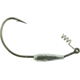 Bass Assassin 5/0 Swim Hooks, 1/4 oz, Hook 5/0, 3 per Pack, Clear/Silver Glitter, 1/4 oz, SWIM14185