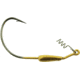 Bass Assassin 5/0 Swim Hooks, 1/8 oz, Hook 5/0, 3 per Pack, Gold, 1/8 oz, SWIM18125