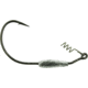 Bass Assassin 5/0 Swim Hooks, 3/16 oz , Hook 5/0, 3 per Pack, Clear/Silver Glitter, 3/16 oz, SWIM16185