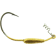 Bass Assassin 5/0 Swim Hooks, 3/16 oz , Hook 5/0, 3 per Pack, Gold, 3/16 oz, SWIM16125