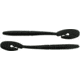 Bass Assassin BANG Lures Ding Dong, 6in, 15 per Pack, Black, 6, DDW57100