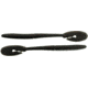 Bass Assassin BANG Lures Ding Dong, 6in, 15 per Pack, Black/Red Glitter, 6, DDW57419