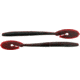 Bass Assassin BANG Lures Ding Dong, 6in, 15 per Pack, Red Shad/Green Glitter, 6, DDW57316