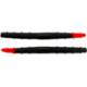 Bass Assassin BANG Lures Fat Job, 5.25in, 10 per Pack, Black/Red Glitter/Red Tail, 5.25, FJ68222
