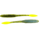 Bass Assassin BANG Lures Litl Tapper, 4.5in, 12 per Pack, Green Ghost, 4.5, TO83525