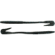 Bass Assassin BANG Lures Rail Worm, 7in, 10 per Pack, Blueberry, 7, RW58473