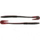 Bass Assassin BANG Lures Rail Worm, 7in, 10 per Pack, Red Shad/Green Glitter, 7, RW58316