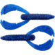 Bass Assassin BANG Lures Woopah Craw, 4in, 7 per Pack, Blue Sapphire, 4, WOO18582