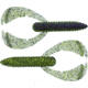 Bass Assassin BANG Lures Woopah Craw, 4in, 7 per Pack, Electric Shiner, 4, WOO18129