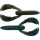 Bass Assassin BANG Lures Woopah Craw, 4in, 7 per Pack, Gravedigger, 4, WOO18484
