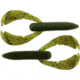 Bass Assassin BANG Lures Woopah Craw, 4in, 7 per Pack, Green Pumpkin, 4, WOO18458