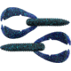 Bass Assassin BANG Lures Woopah Craw, 4in, 7 per Pack, Junebug, 4, WOO18415