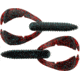 Bass Assassin BANG Lures Woopah Craw, 4in, 7 per Pack, Redbug, 4, WOO18451