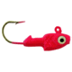 Bass Assassin CJA45010 Crappie Jigheads 6ct Hot Pink1/16 oz, CJA45010