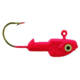 Bass Assassin CJA46010 Crappie Jigheads 6ct Hot Pink 1/8 oz, CJA46010