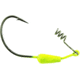 Bass Assassin Crappie Swim Hooks Swimbait, 1/16 oz, 3 per Pack, Chartreuse, 1/16 oz, SWIM45505