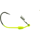 Bass Assassin Crappie Swim Hooks Swimbait, 1/32 oz, 3 per Pack, Chartreuse, 1/32 oz, SWIM42505