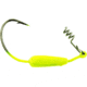 Bass Assassin Crappie Swim Hooks Swimbait, 1/8 oz, 3 per Pack, Chartreuse, 1/8 oz, SWIM46505