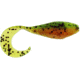Bass Assassin Curly Shad Swimbait, 2in, 10 per Pack, Chartreuse Perch, 2, CSA35334