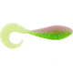 Bass Assassin Curly Shad Swimbait, 2in, 10 per Pack, Electric Chicken, 2, CSA35376